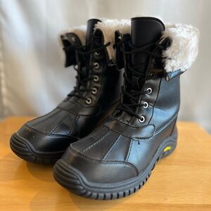 Outdoors Black Lined Boots